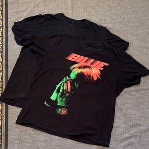 *** SOLD ***Black Graphic Tee with Green and Red Design
